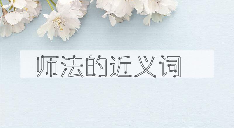 用师法造句