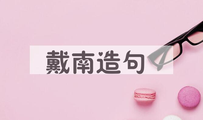 用戴南造句