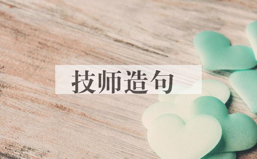 用技师造句